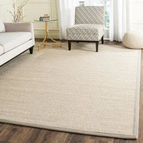 Machine Woven Beige Rug - Blue Elephant 61 x 91cm