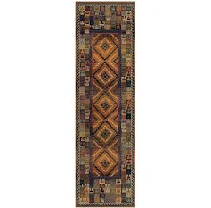 Oriental Weavers Gabbeh 51 C Multicoloured Traditional Rugs 68 x 235cm Runner