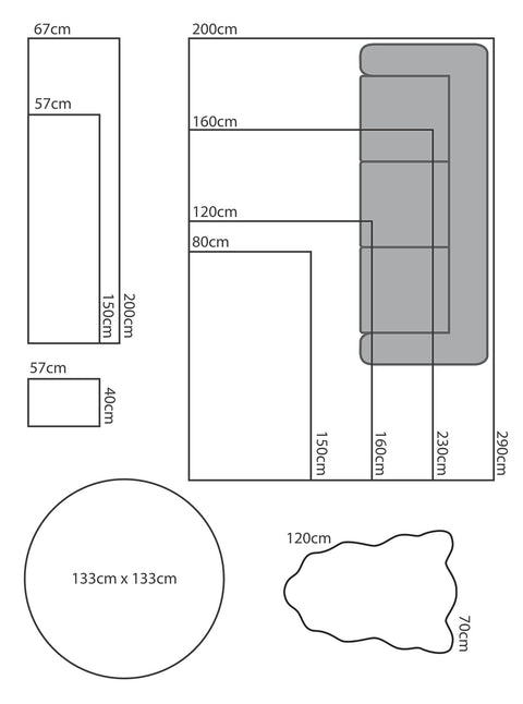 George Homemaker Abstract Snug Shaggy Rug