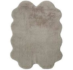 George Homemaker Luxury Fur Shaped Rug