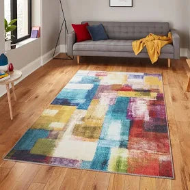 Julian Charles Rio G4721 Multi Lightweight Abstract Rug