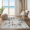 Blue Elephant Abstract Area Rug