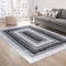 Desire Rugs Modern Soft Bordered Shimmer Shaggy Area Rugs
