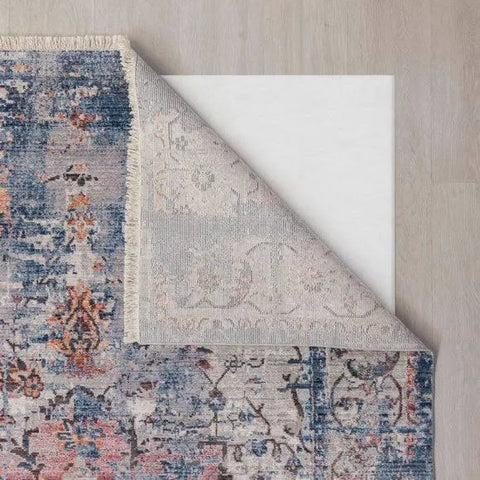 Dunelm Soraya Traditional Rug, Size: 120cm x 160cm (4ft x 5ft), Soraya Blue