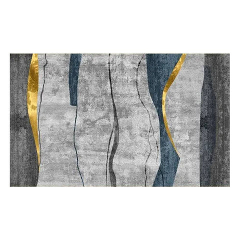 Modern Abstract Rectangle Living Room Area Rug