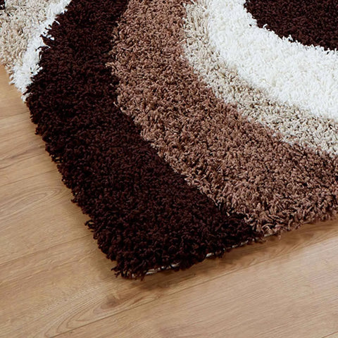 Rugs4sale Cosy Brown 5cm Thick Pile Modern Area Rug