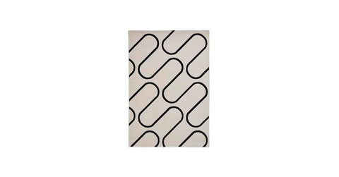 Catherine Lansfield Linear Curve Geometric Rug