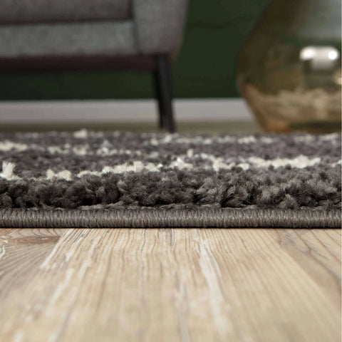 Myshaggy Moroccan Design Rug - Black / 180x270cm