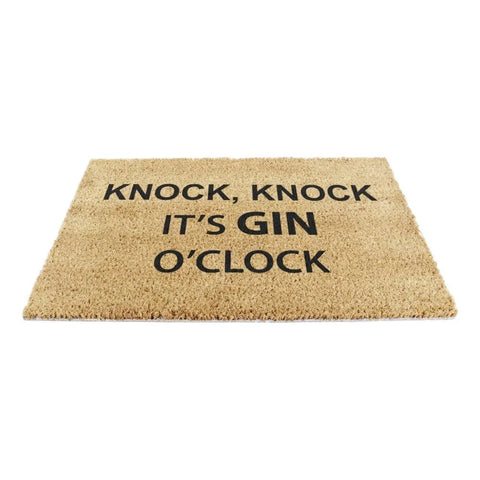 Artsy Doormats Gin O'Clock Doormat