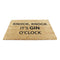 Artsy Doormats Gin O'Clock Doormat