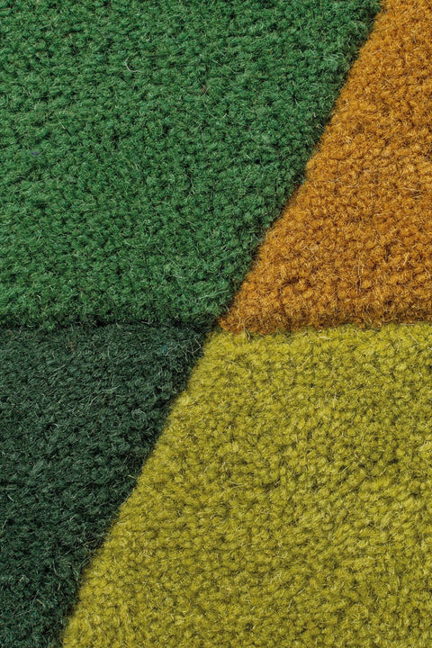 Flair Rugs Illusion Prism Green Multi
