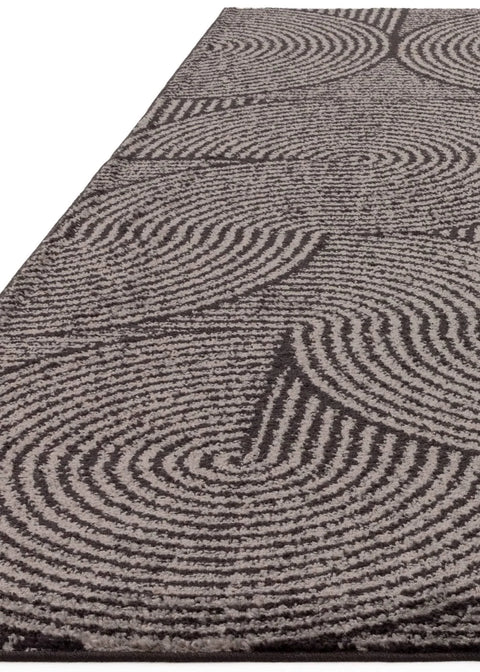 Asiatic Muse Charcoal Swirl Rug MU01