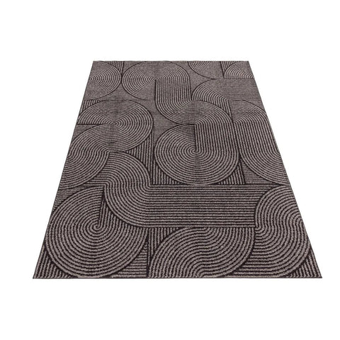 Asiatic Muse Charcoal Swirl Rug MU01