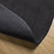 vidaXL Black 80x150 cm Polyester Non-Slip Area Rug
