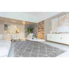 Serdim Rugs Moroccan Diamond Shaggy Rugs