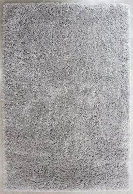 Silver Grey Thick Soft Shaggy Area Rug