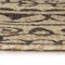 Design Hut Handmade Jute Rug with Dark Brown Print