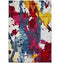 Think Rugs Sunrise 9349A Rug Multi / 80cm x 150cm