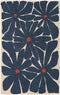 Wool Hand Tufted Wool Blue Area Rug