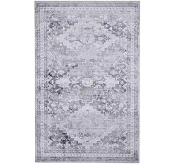 Topaz H1265 Grey/Beige Traditional Rug 5ft