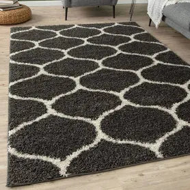The Rugs Myshaggy Collection Trellis Design Rug