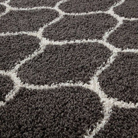 The Rugs Myshaggy Collection Trellis Design Rug