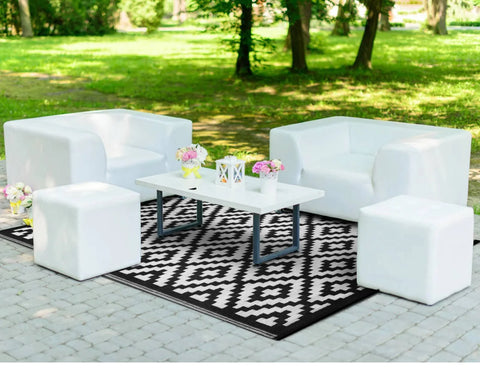 Green Decore Nirvana Plastic Outdoor Rug