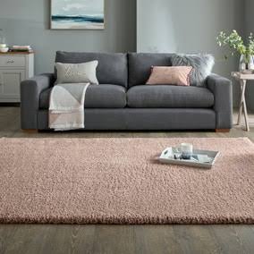 Dunelm Cosy Soft Shaggy Modern Rug
