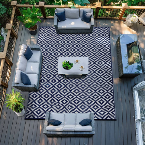 Green Decore 180 x 270cm Reversible Outdoor Rug