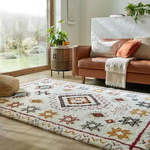 Dunelm Amal Wool Berber Rug