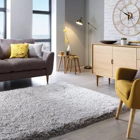 Dunelm Jewel Shaggy Shabby Chic Rug