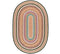 Origins Jute Extra Colourful Oval Rug