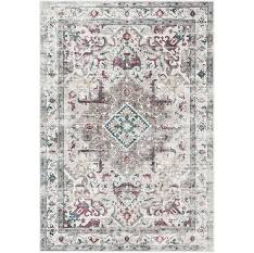 Silk Road Machine Washable Bahala Rug - Orange / 160X120CM