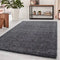 Abaseen Dark Grey Shaggy Rectangular Rug