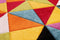 Spectrum Modern Quality Hand Carved Geometric Soft Rainbow Round Carpet Rug