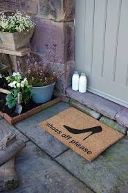 Artsy Doormats Shoes Off Please Doormat