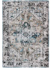 Louis De Poortere Antiquarian Heriz 8708 Golden Horn Beige Rug
