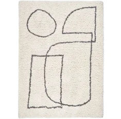Origins Artisan Picasso White Grey Rug