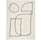 Origins Artisan Picasso White Grey Rug
