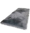 Living and Home Grey Rectangular Super Soft Shaggy Rug