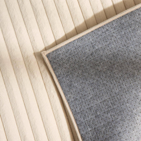 OHS Ribbed Faux Fur Rug