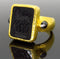 Gurhan Onyx Intaglio Carved Ring