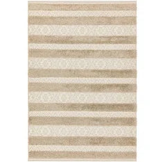 Asiatic Monty MN04 Natural Cream Stripe Rug