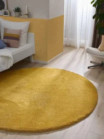 Sophie Shag Brown Rug benuta Rug Size: Approximately 160cm in Diameter