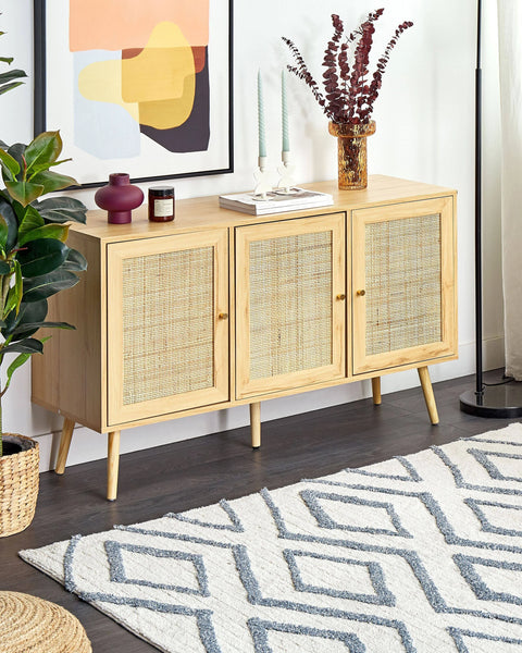 Beliani Modern Hand Woven Area Rug