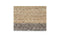 vidaXL Handmade Jute Rug with Grey Border