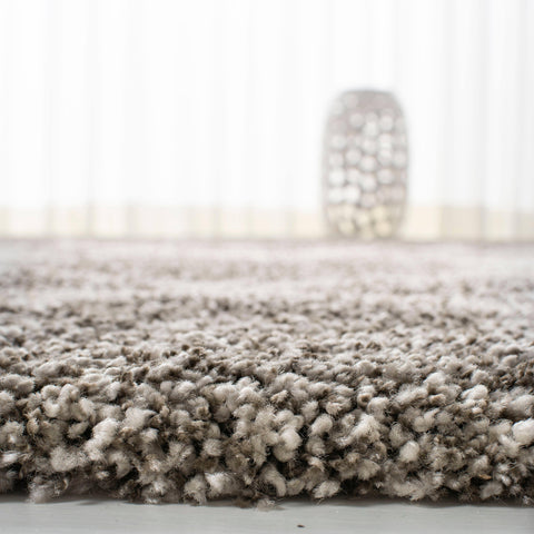 SAFAVIEH Hudson Shag Collection Ivory Modern Trellis Rug