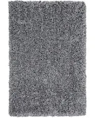 Beliani Shaggy Area Rug High-Pile Carpet Solid Polyester Rectangular
