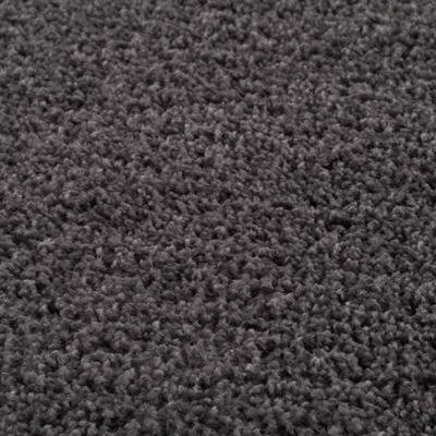 Myshaggy Collection Living Room Rugs Solid Design Dark Grey
