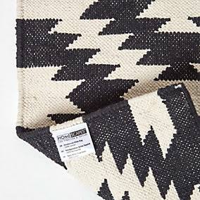 Homescapes Zurich Handwoven Geometric Pattern Kilim Rug